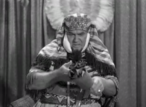 Vernon Dent as King Rootentooten in Mummy's Dummies