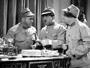 No Dough Boys - Curly, Moe and Larry have some refreshments while they try to figure out what to do in the house of spies