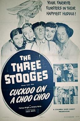 Three Stooges short film Cuckoo on a Choo Choo (1952) starring Moe Howard, Larry Fine, Shemp Howard