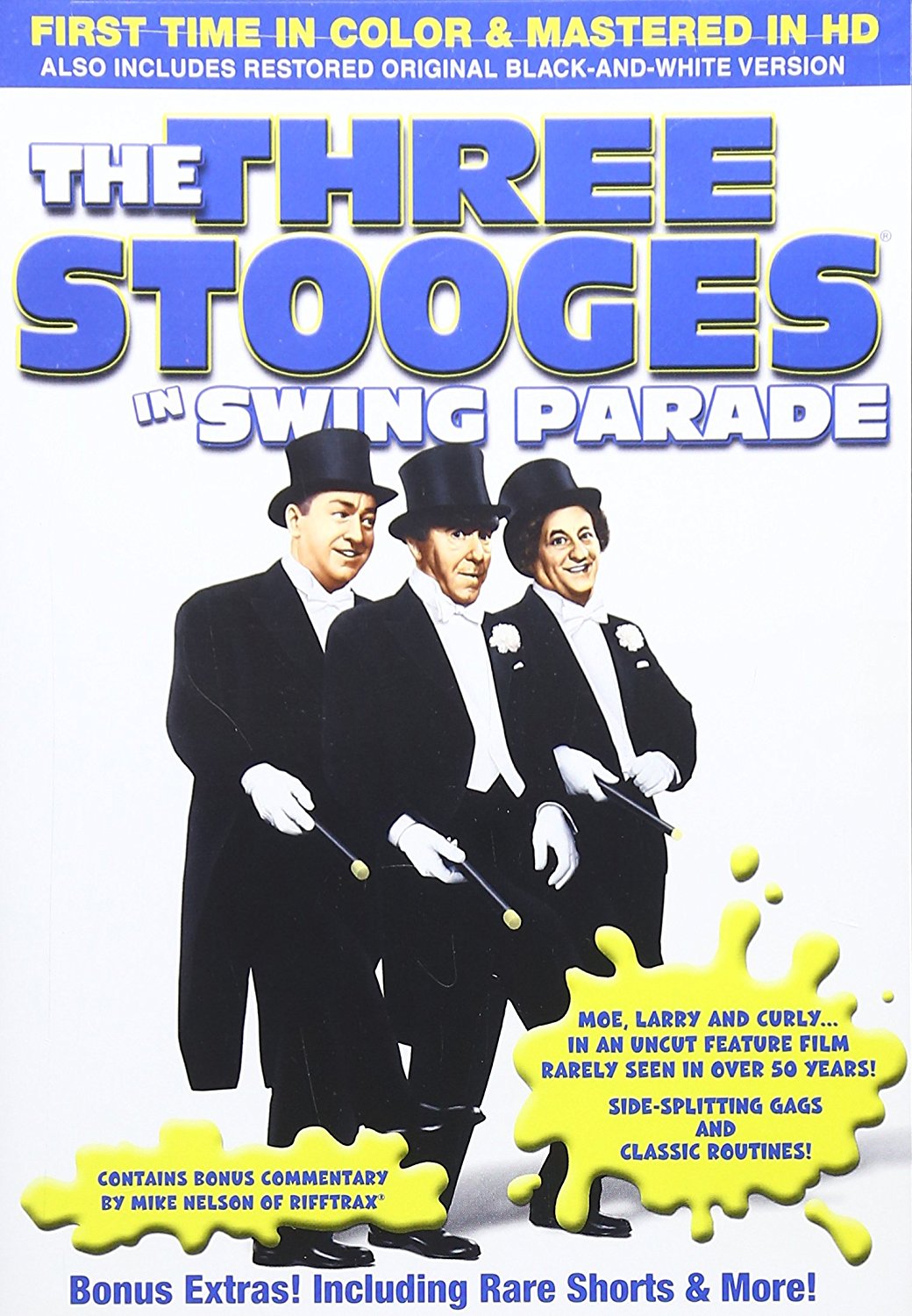 The Three Stooges in Swing Parade of 1946 - Curly Howard, Moe Howard, Larry Fine