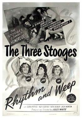 Rhythm and Weep (1946) starring the Three Stooges (Moe Howard, Larry Fine, Curly Howard)