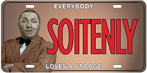 The Three Stooges - Soitenly License Plate
