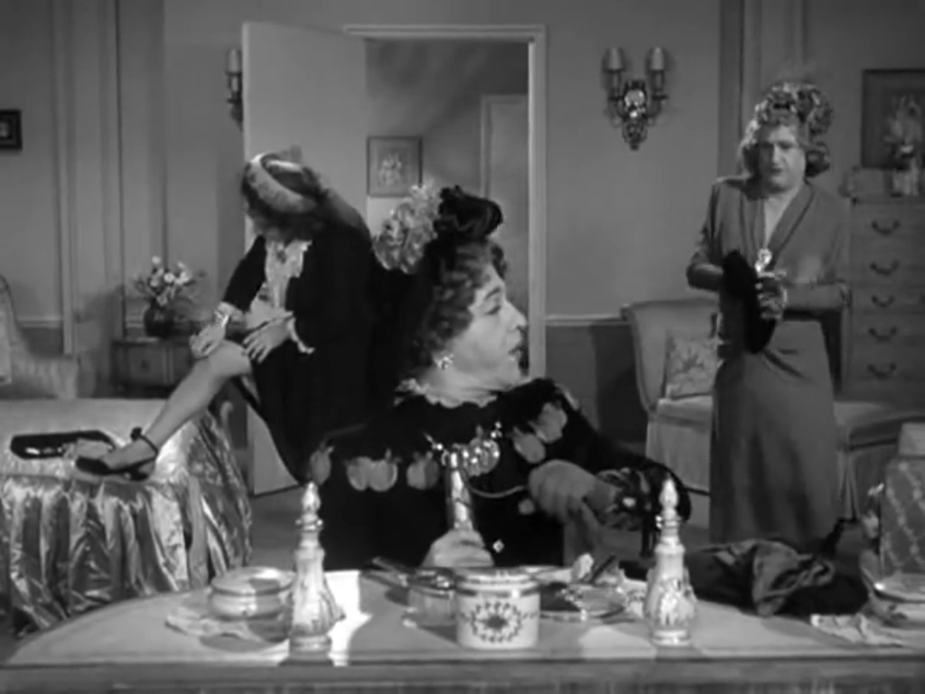 Self-Made Maids - Shemp, Moe, and Larry in drag, playing the part of the girlfriends