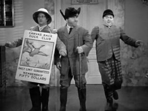 A Ducking They Did Go - Larry, Moe, Curly sell memberships to a duck club