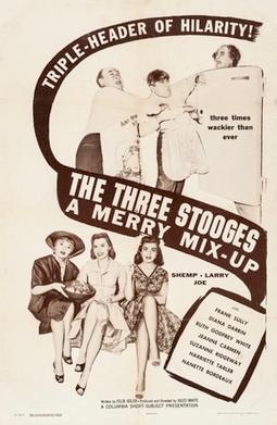 A Merry Mix Up (1958) is the story of 3 pairs of identical stooge triplets, all played by the Stooges (Moe Howard,, Larry Fine, Joe Besser)