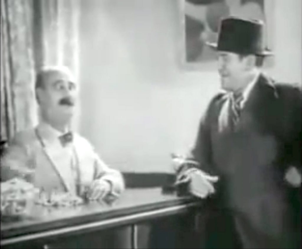 Ben Turpin and Ted Healy at the bar in Hollywood on Parade #B9