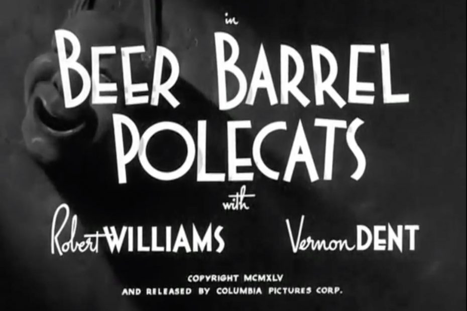 Beer Barrel Polecats (1946) starring the Three Stooges - Moe, Larry, and Curly
