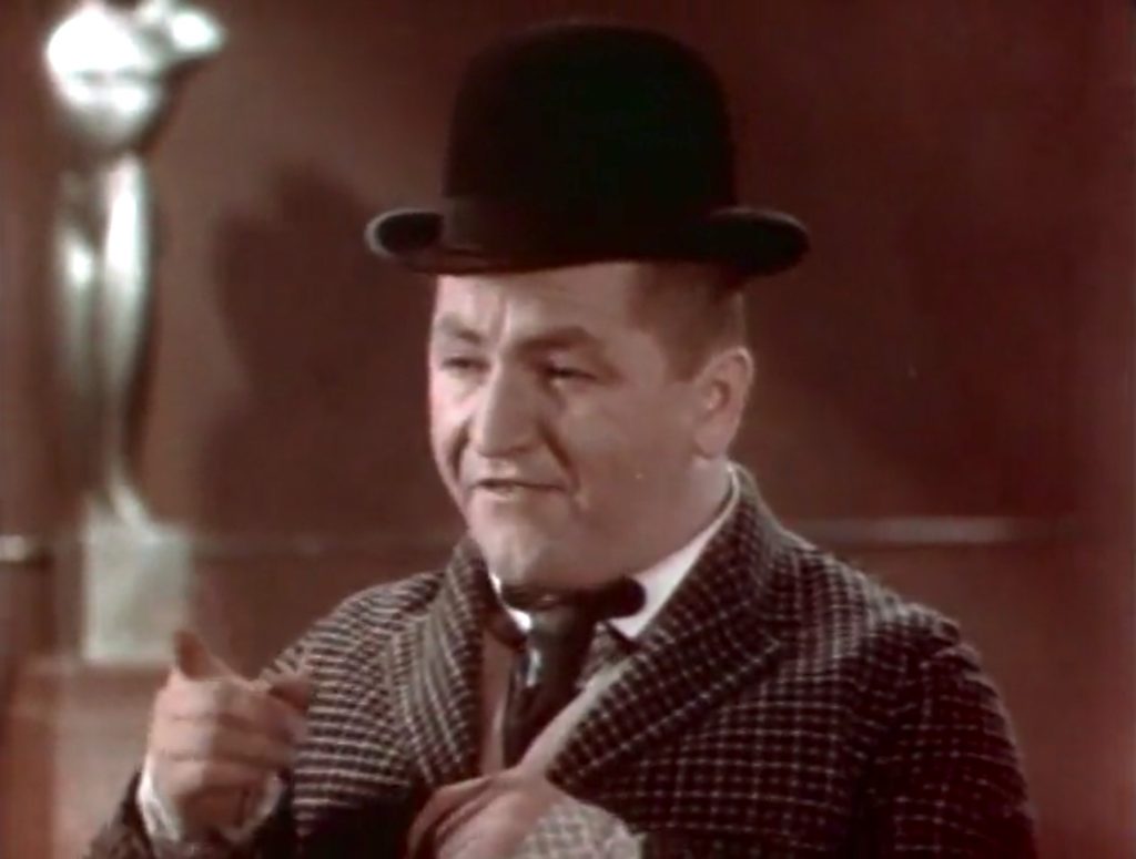 Curly Howard in color