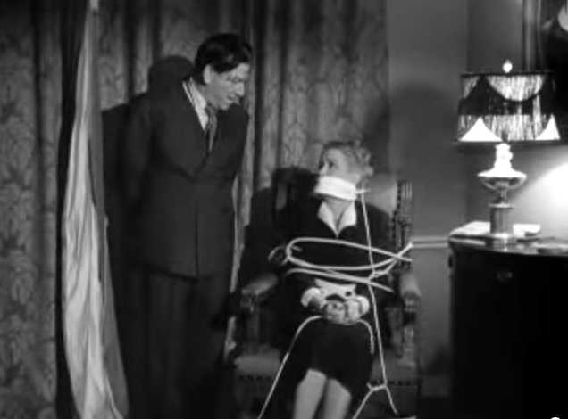 Dopey Dicks - Shemp finds Christine McIntyre all tied up ...