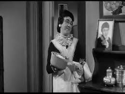 Hoofs and Goofs - Moe Howard in drag playing the part of the Stooges' sister, Birdie