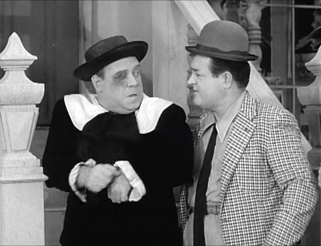 Joe Besser with Lou Costello on "The Abbott and Costello Show"