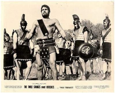 Samson Burke as the villainous Hercules in "Three Stooges Meet Hercules"