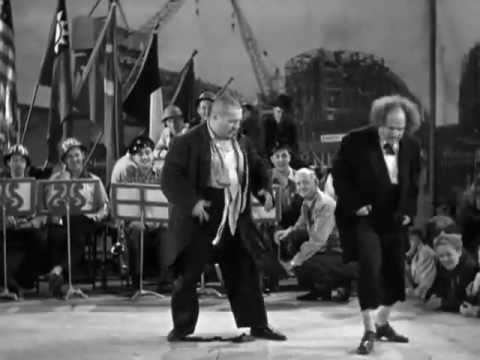 The Three Stooges perform "Niagara Falls" in "Gents Without Cents"
