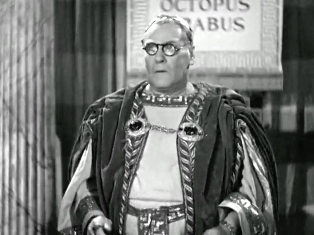 Vernon Dent as Emperor Octopus Grabus in "Matri-Phony"