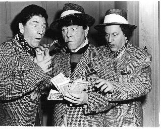 Studio Stoops - the Three Stooges, Shemp Howard, Moe Howard, Larry Fine