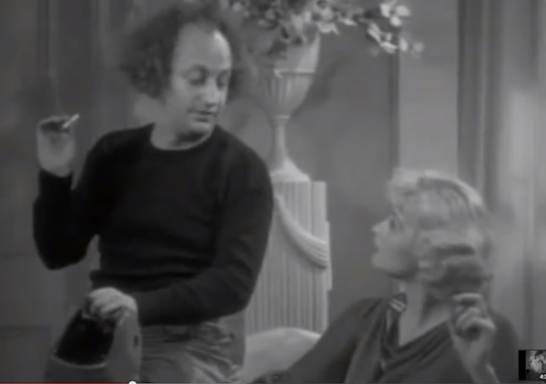 Three Little Pigskins, Larry Fine and Lucille Ball