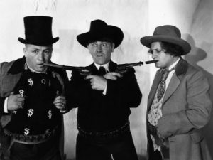 The Three Stooges (Moe, Larry, Curly) in the old West - "Phony Express"
