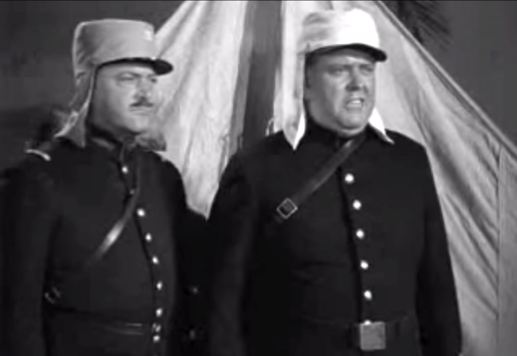 The Three Stooges - Wee Wee Monsieur - the captain and Bud Jamison