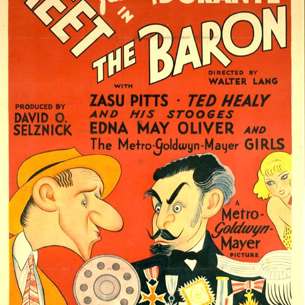 Meet the Baron (1933) starring Jack Pearl, Jimmy Durante, Red Healy and his Stooges (Moe, Larry, Curly)